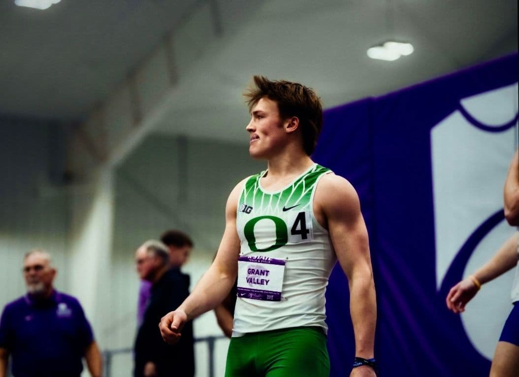 Grant at a University of Washington indoor meet